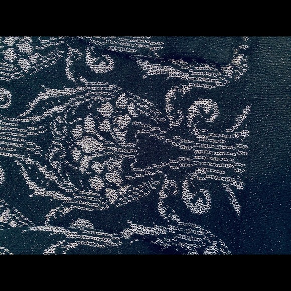 Black and silver maternity sweater - Picture 2 of 4